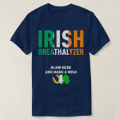 Irish Breathalyzer Blow Hier St T-shirt (Design voorkant)
