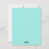 IRISH BRED ST. PATRICK'S DAG HOGER, SHAMROCK-KOE FEESTDAGENKAART (Achterkant)