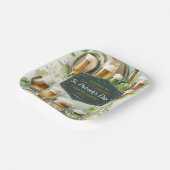 Irish Brews & Cheers St. Patrick's Day Party Papieren Bordje (Gebogen)