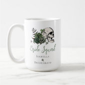 Irish Bride Squad Gothic Green Skull & Rozen Koffiemok (Links)