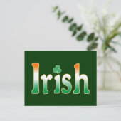Irish Briefkaart (Staand voorkant)