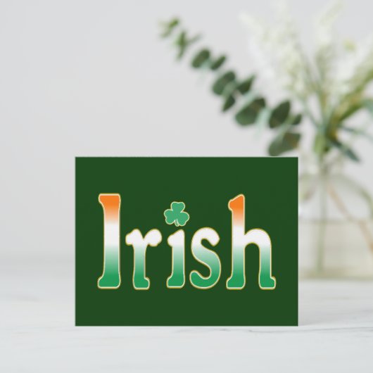 Irish Briefkaart (Staand voorkant)