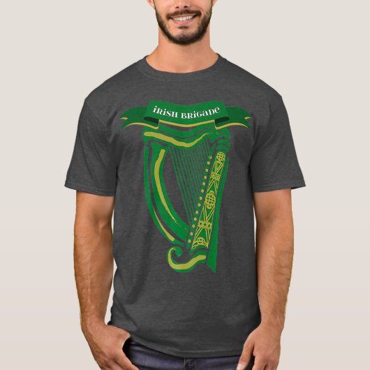 Irish Brigade T Burgeroorlog Gift T-shirt (Voorkant)