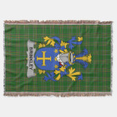 Irish Brinkley Coat of Arms Family Crest Ireland Deken (Voorkant)