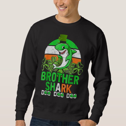 Irish Brother Shark St Patricks Day  1 Trui (Voorkant)