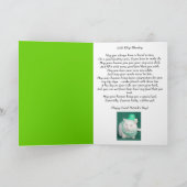 Irish Bubba Kat Blessing Kaart (Binnen)