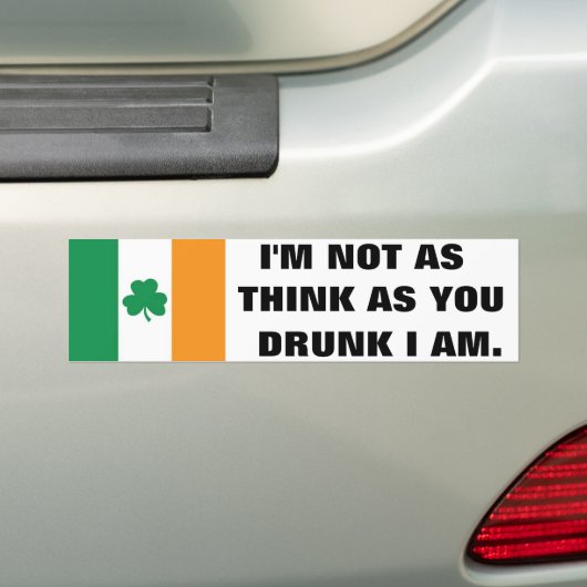 Irish Bumpersticker (Op auto)
