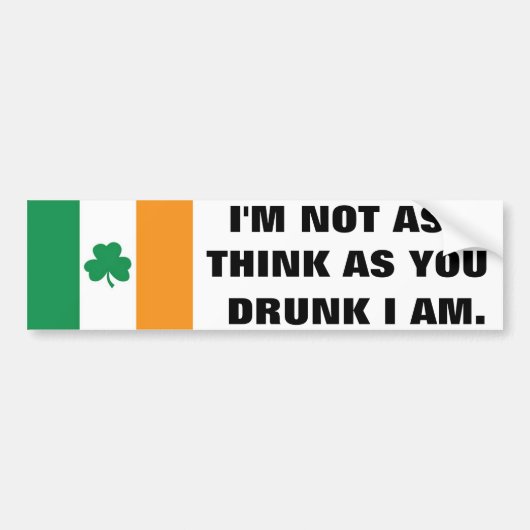 Irish Bumpersticker (Voorkant)