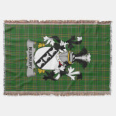 Irish Bunbury Coat of Arms Family Crest Ireland Deken (Voorkant)