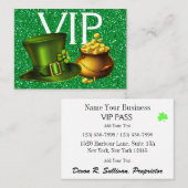 Irish Business VIP Pass Visitekaartje (Voorkant / Achterkant)