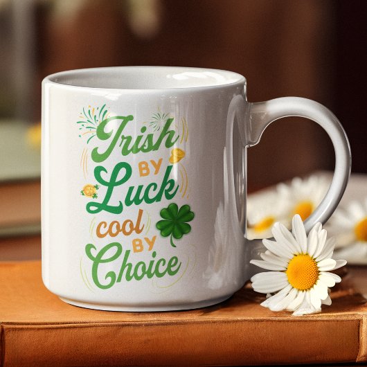 Irish by Luck beroemd gemaakt door Cool Choice St. Koffiemok