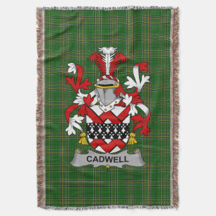 Irish Cadwell of Caddell familiewapen Deken