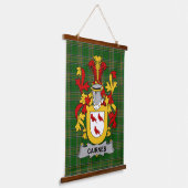 Irish Cairnes Coat of Arms Family Crest Hangend Wandkleed (Gebogen)