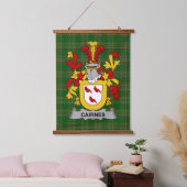 Irish Cairnes Coat of Arms Family Crest Hangend Wandkleed (Slaapkamer)