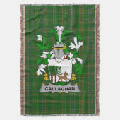Irish Callaghan of O_Callaghan Wapenfamilie Deken (Voorkant Verticaal)