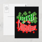 Irish Canadian Briefkaart (Voorkant / Achterkant)