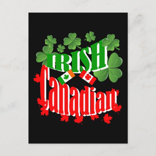 Irish Canadian Briefkaart (Voorkant)