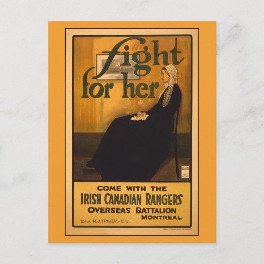 Irish Canadian Rangers, na de moeder van Whistler Briefkaart (Voorkant)