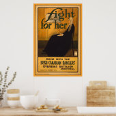 Irish Canadian Rangers, na de moeder van Whistler Poster (Keuken)