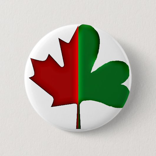 Irish Canadian Ronde Button 5,7 Cm (Voorkant)