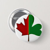 Irish Canadian Ronde Button 5,7 Cm (Voorkant /achterkant)