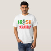 Irish Canadian St Patrick's day T-shirt (Voorkant volledig)