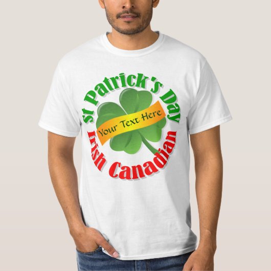 Irish Canadian St Patrick's day T-shirt (Voorkant)
