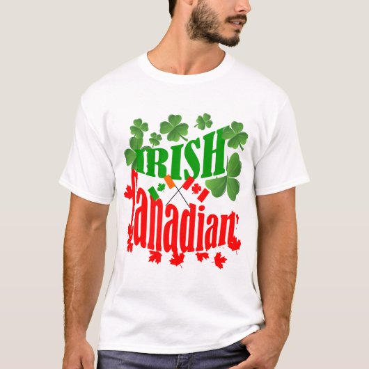 Irish Canadian St Patrick's day T-shirt (Voorkant)