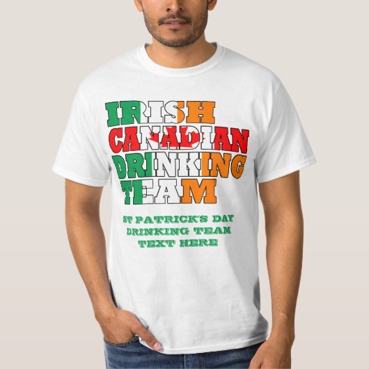 Irish Canadian St Patricks day T-shirt (Voorkant)