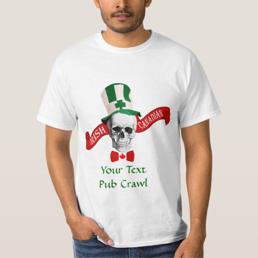 Irish Canadian St Patrick's day T-shirt (Voorkant)