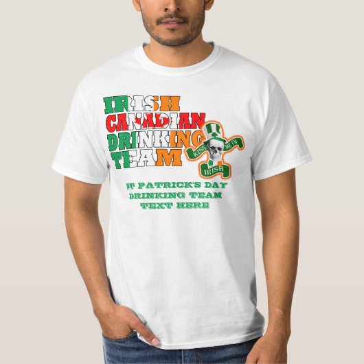 Irish Canadian St Patricks day T-shirt (Voorkant)