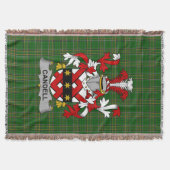 Irish Candell Coat of Arms Family Crest Ireland Deken (Voorkant)