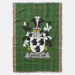 Irish Cantelow (e) Wapen van de familie Crest Ierl Deken