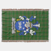 Irish Carbery Coat of Arms Family Crest Ireland Deken (Voorkant)