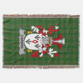 Irish Carden Coat of Arms Family Crest Ireland Deken (Voorkant)