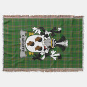 Irish Cardiffe wapenschild Family Crest Ireland Deken (Voorkant)