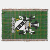 Irish Carleton Coat of Arms Family Crest Ireland Deken (Voorkant)