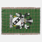 Irish Carmick Coat of Arms Family Crest Ireland Deken (Voorkant)