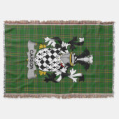 Irish Carson Coat of Arms Family Crest Ireland Deken (Voorkant)