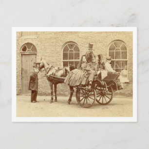Irish Cart and Horse 1800 Briefkaart
