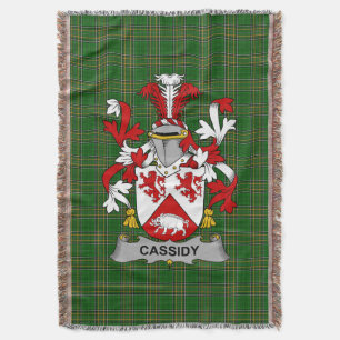 Irish Cassidy of O_Cassidy Wapenschild Familie Aut Deken