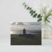 Irish Castle on the Coast Briefkaart (Staand voorkant)