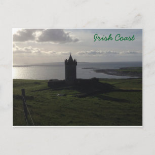Irish Castle on the Coast Briefkaart