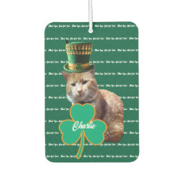 Irish Cat Dad Shamrock Air Freshener Luchtverfrisser
