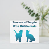 Irish Cat Proverb Briefkaart (Staand voorkant)