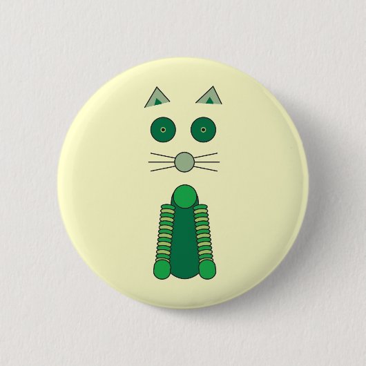 Irish CAT T-Shirt Ronde Button 5,7 Cm (Voorkant)