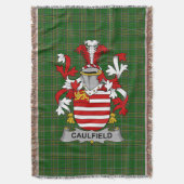 Irish Caulfield of Gaffney familiewapen Deken (Voorkant Verticaal)