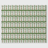 Irish Celtic Angel 30x6"-omslagpapier Cadeaupapier (Vlak)