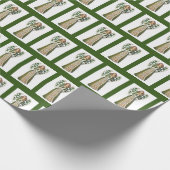 Irish Celtic Angel 30x6"-omslagpapier Cadeaupapier (Hoek)