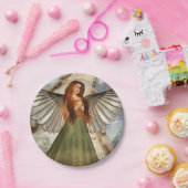 Irish Celtic Angel Kerstmis St.Patrick's Party Papieren Bordje (Feest)